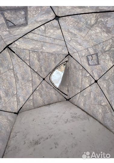 Зимняя палатка куб трехслойная