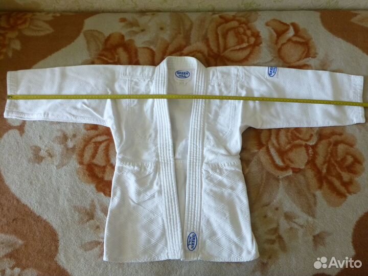 Кимоно для дзюдо детское р.130 green hill