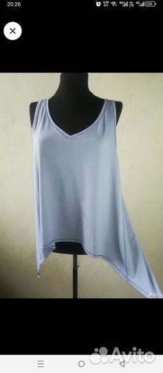 Lululemon топ майка лиловый L, 48