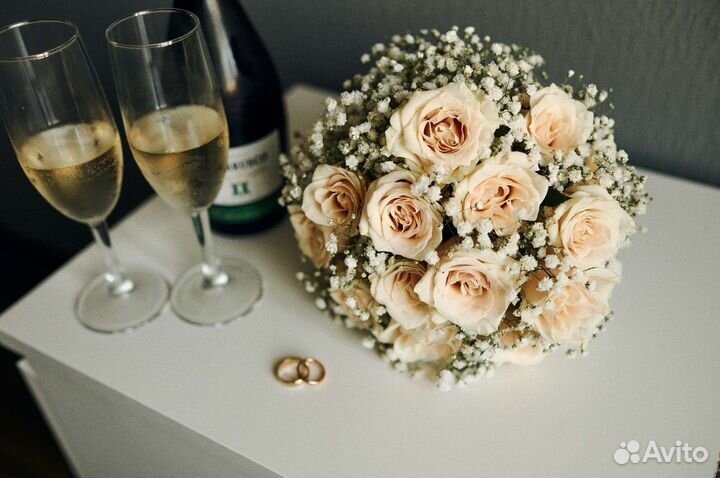 Букет невесты, свадебные аксессуары