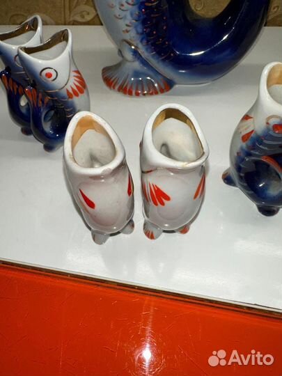 Графин штоф кувшин рыбки