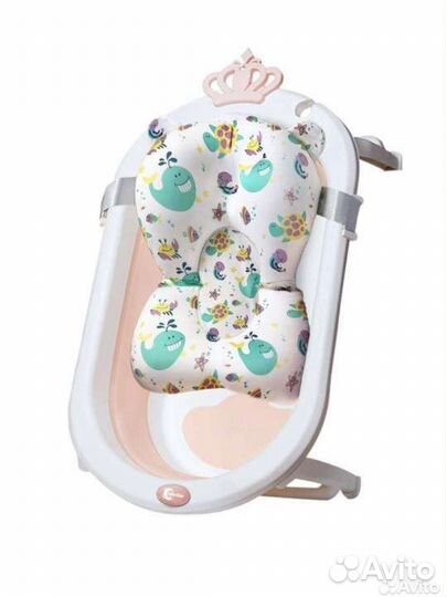 Ванночка для купания с подставкой и с матрасиком