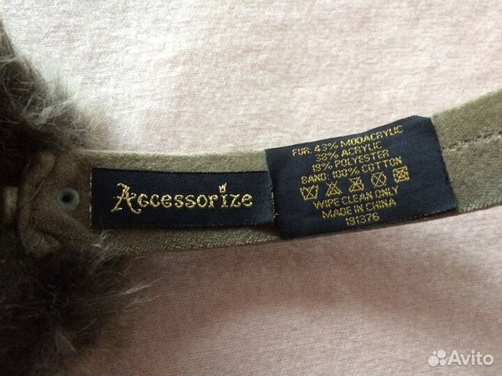 Новые Меховые наушники Accessorize(Великобритания)