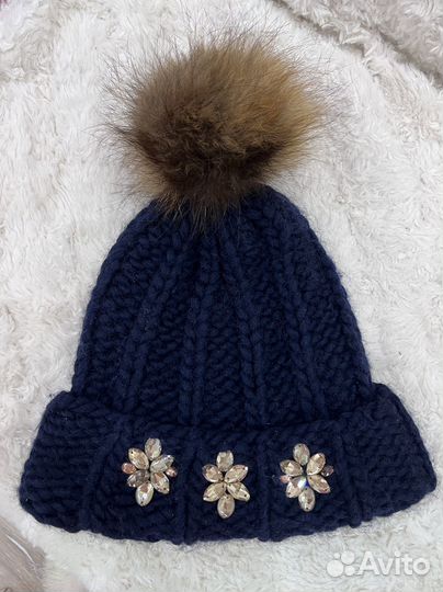 Шапка женская зимняя 90 шерсть, 10 альпака