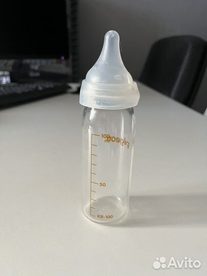 Pigeon бутылочка стекло для недоношенных