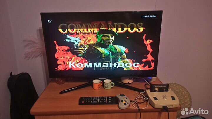 Sega mega drive x + 4 легендарных картриджа