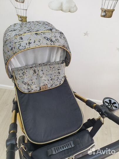 Коляска 2 в 1 adamex reggio