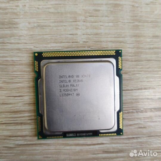 Процессор intel xeon x3470, lga 1156