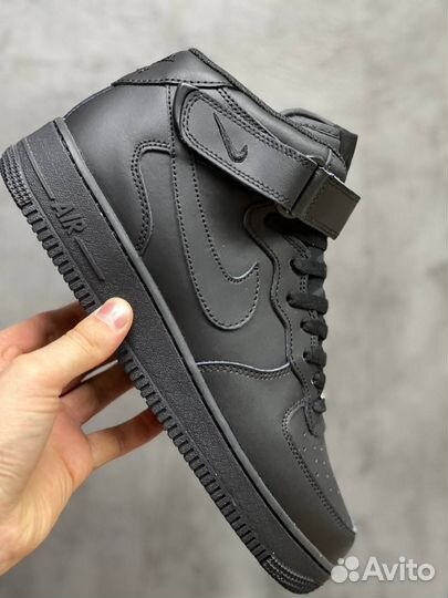 Мужские зимние кроссовки с мехом Nike Air Force