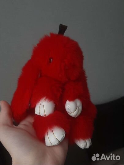 Игрушка пушистый заяц