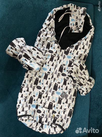 Конверт и варежки в коляску Leokid