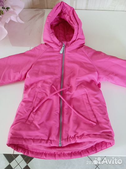 Парка для девочки размер 92