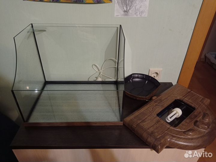 Террариум для черепахи 50 литров aqua gessa