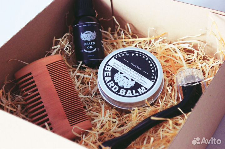 Мужской подарочный набор по уходу за бородой усами