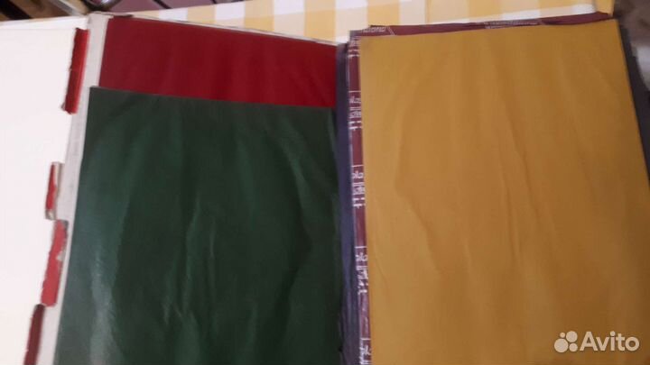 Цветная копирка, калька, миллиметровка