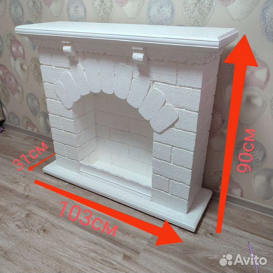 Фальш-камин, декоративный камин из пенопласта