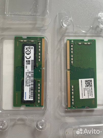 Оперативная память ddr4 2 по 8gb