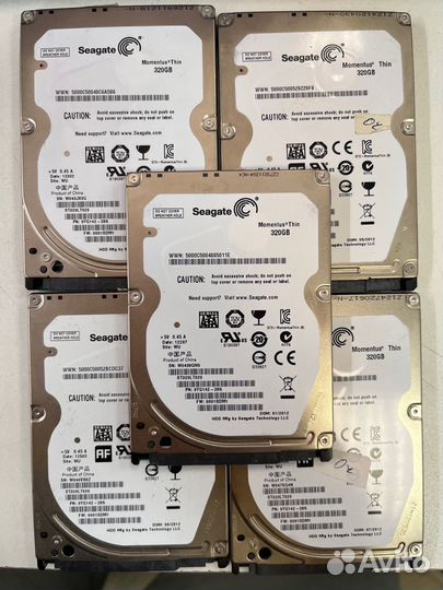 Новый 2.5 Seagate 320 gb st320lt020 0 часов