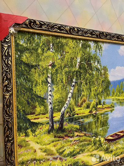 Картина в раме гобелен