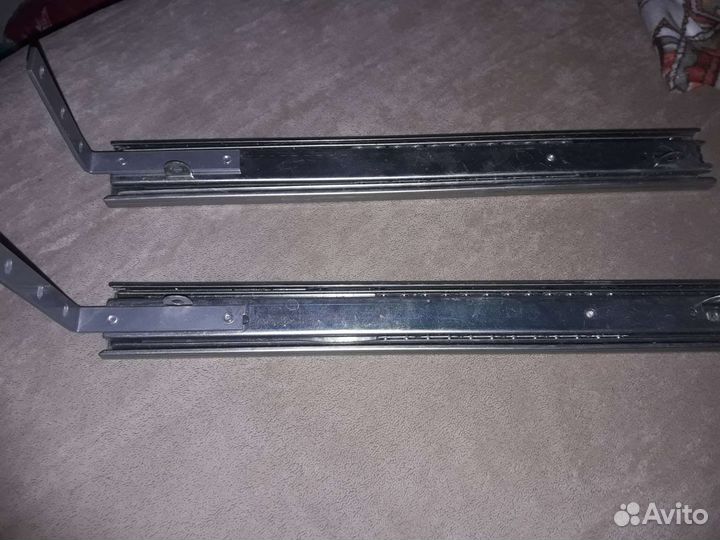 Шариковые направляющие от хромир. корзины