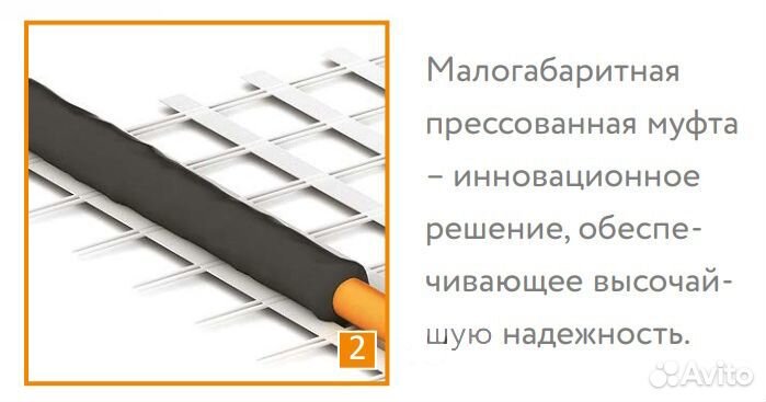 Нагревательный мат Теплолюкс tropixмнн 160 Вт (1,0 кв.м)