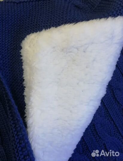 Плед вязанный для новорожденного