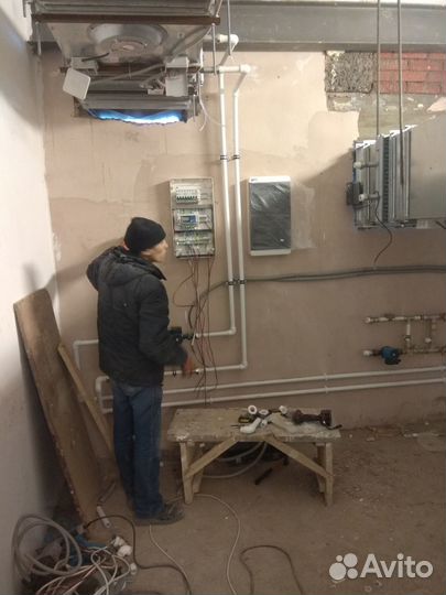 Монтаж приточной и вытяжной вентиляции