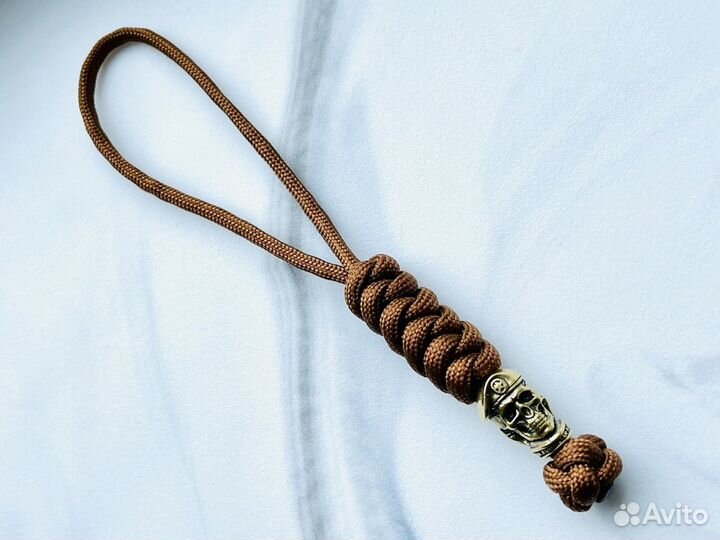 Темляк брелок для ножа бусиной 