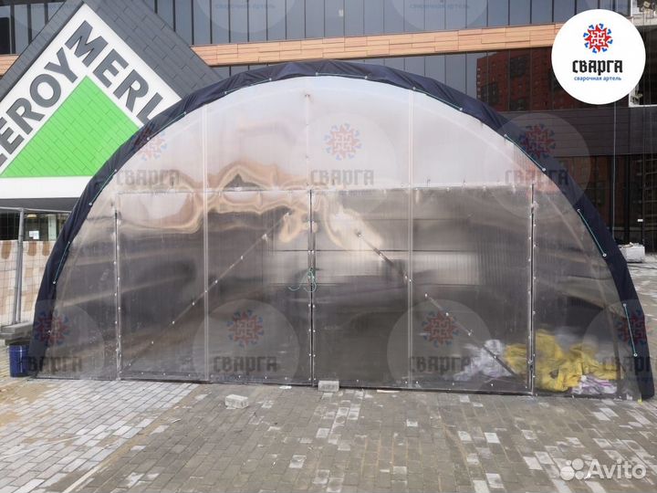 Ангар- Малыш 6.2 х 3.1 х 9 метров каркас