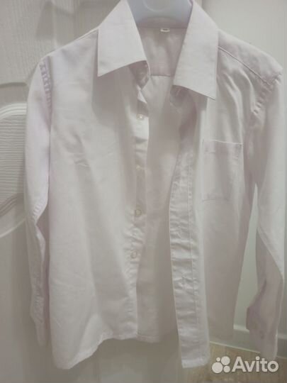 Рубашки белые 122, цена за 3 шт