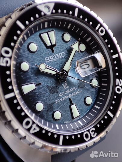 Часы Seiko King Turtle Dark Manta srpf77 Japan