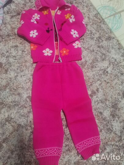 Теплый Комплект/костюм 68, 74 и 80