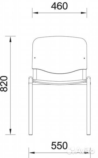 Офисный стул изо BL Z11 (черный)
