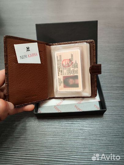 Обложка для автодокументов натуральная кожа