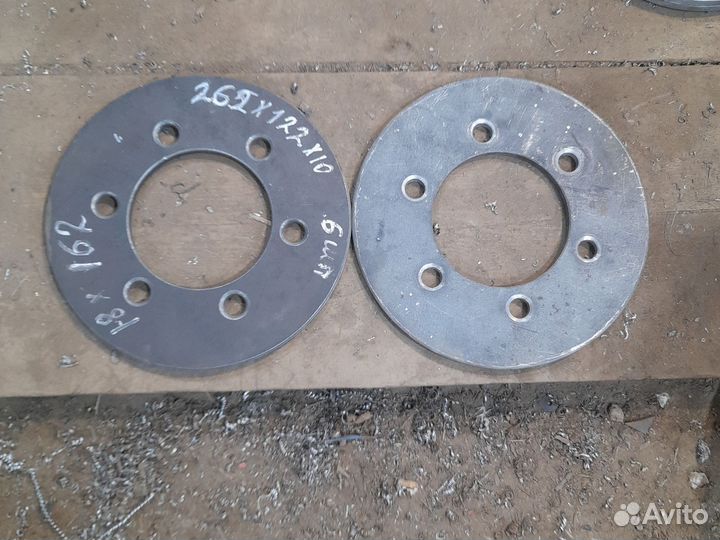 Фланец для переделки дисков птс 122262 10мм