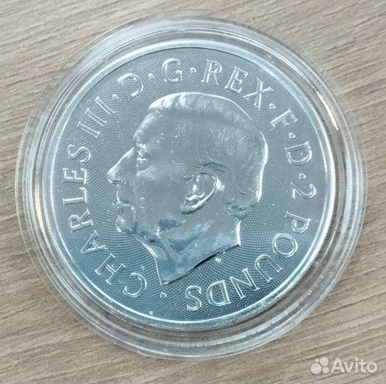 Серебряная монета 