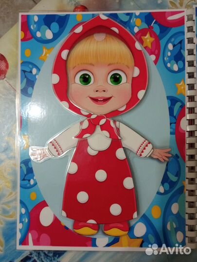 Игры на липучках Маша и Медведь