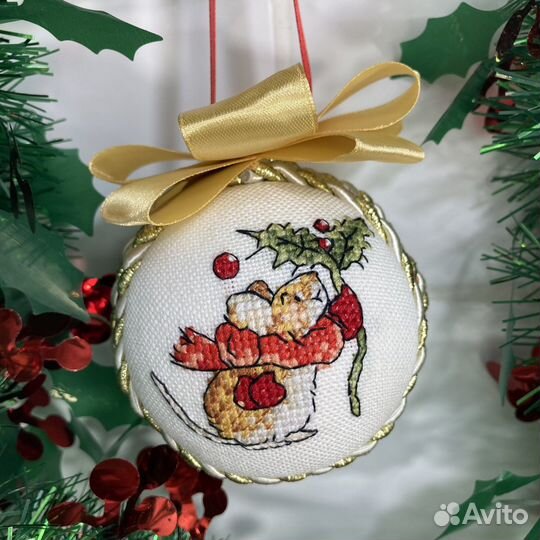 Новогодние шары ручной работы