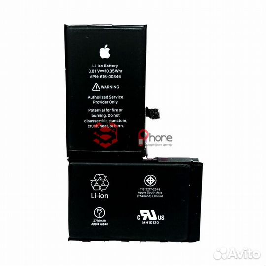 Аккумулятор / батарея Apple iPhone X, ориг чип