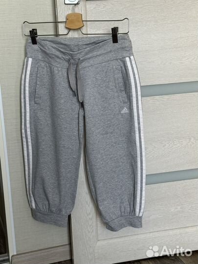 Бриджи сортивнве женакие серые с лампасами