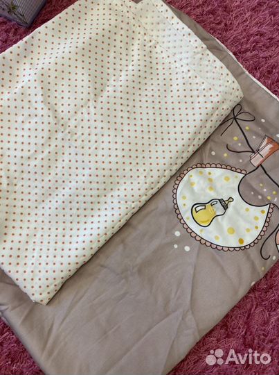 Новый комплект в детскую кроватку бамбук