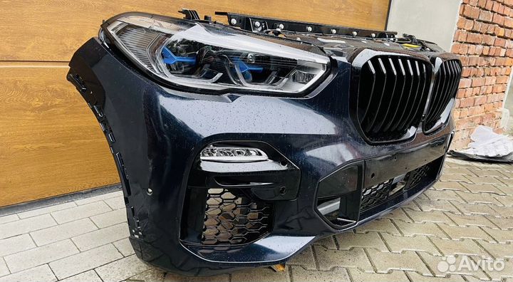 BMW X5 G05 ноускат бампер фары