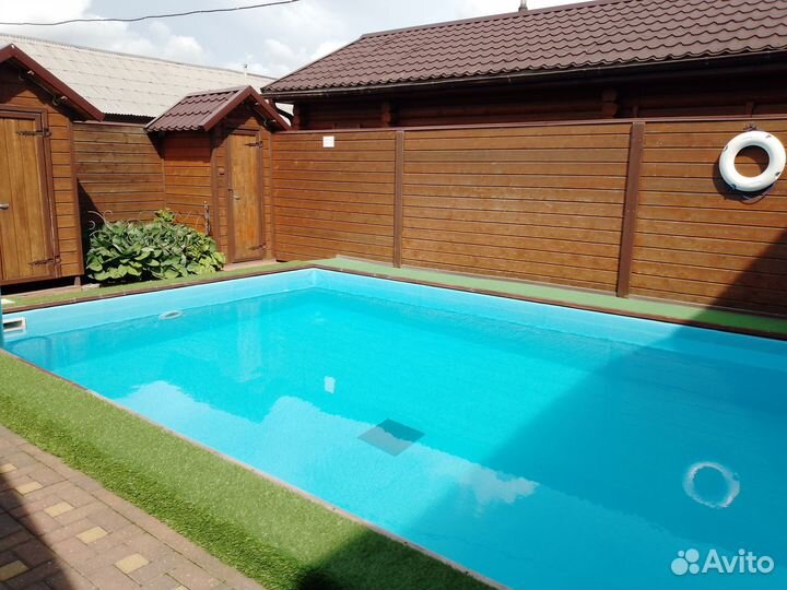 Бассейн тëплый открытый, беседка, мангал, аренда