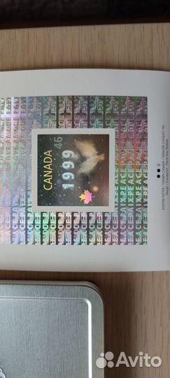Юбилейные марки и монета Канада