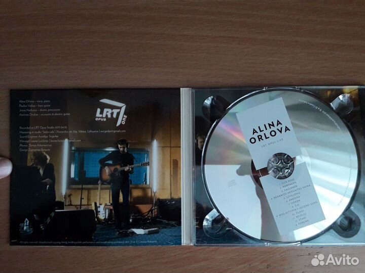 Alina Orlova LRT Opus Live CD