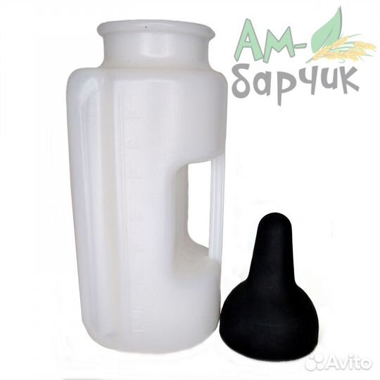 Молокопоилка пластиковая для телят 2л