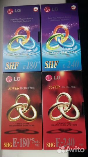 Видеокассеты пр-ва Японии, Германии, Кореи, России