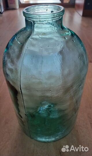 Бутыль 10 литров стеклянная