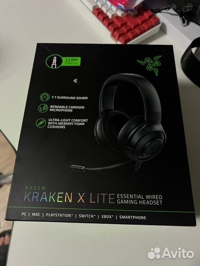 Наушники Razer kraken x lite