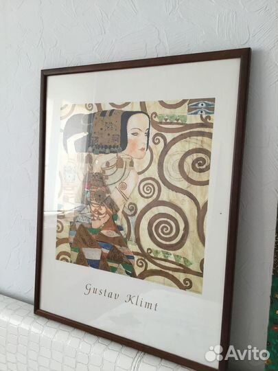 Gustav Climt Kiss Картина Густав Климт «Поцелуй